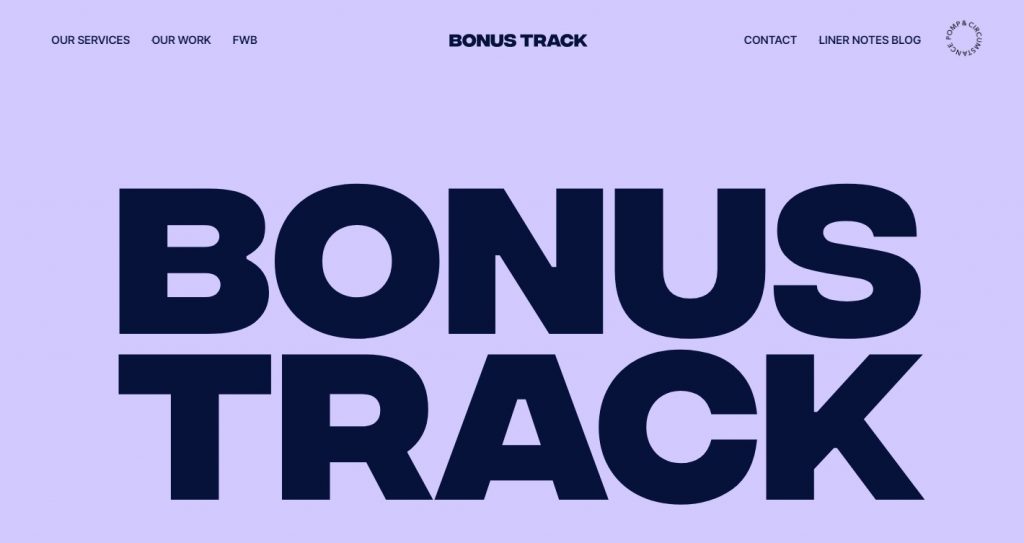 Bonustrack website
