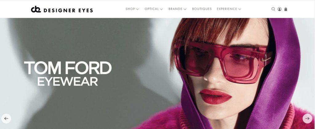 Designereyes website