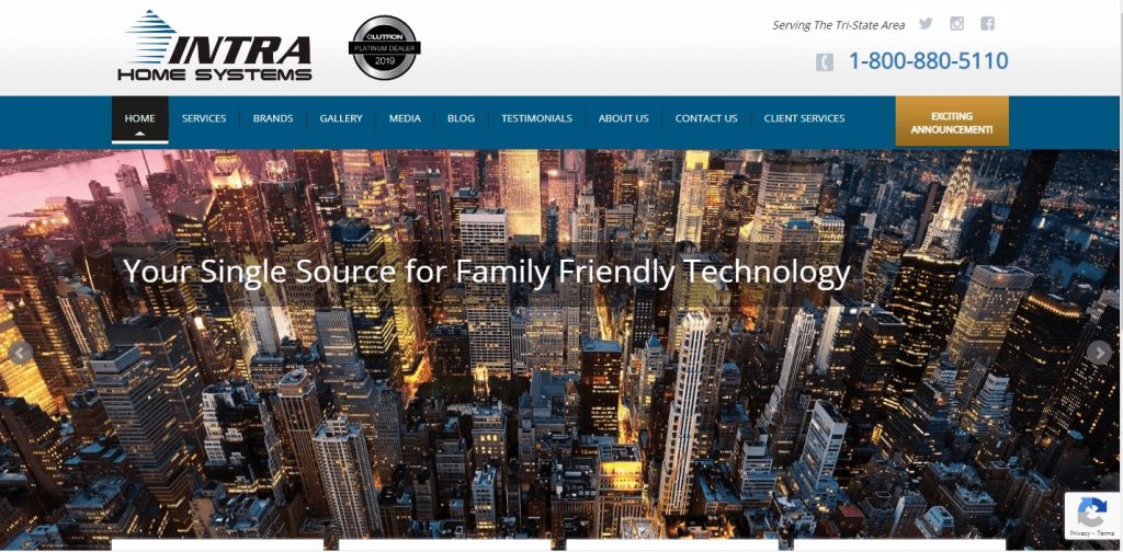 Intrahomesystems website