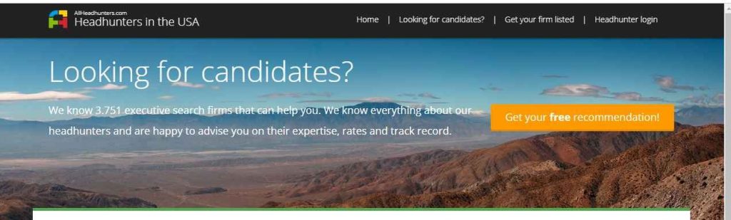 Head hunter in the USA