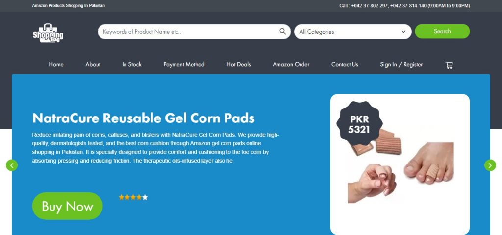 Shopping Bag Website Design