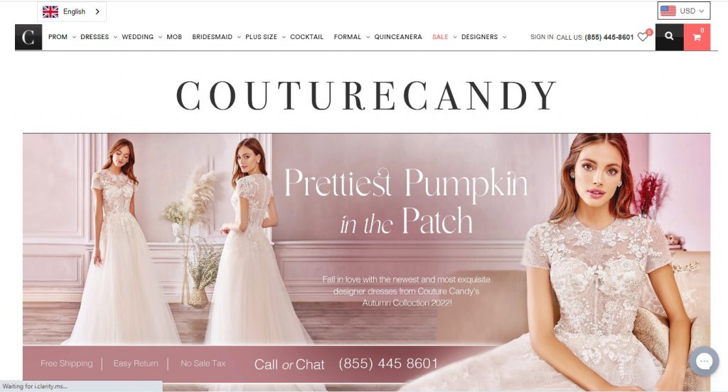 Couturecandy website