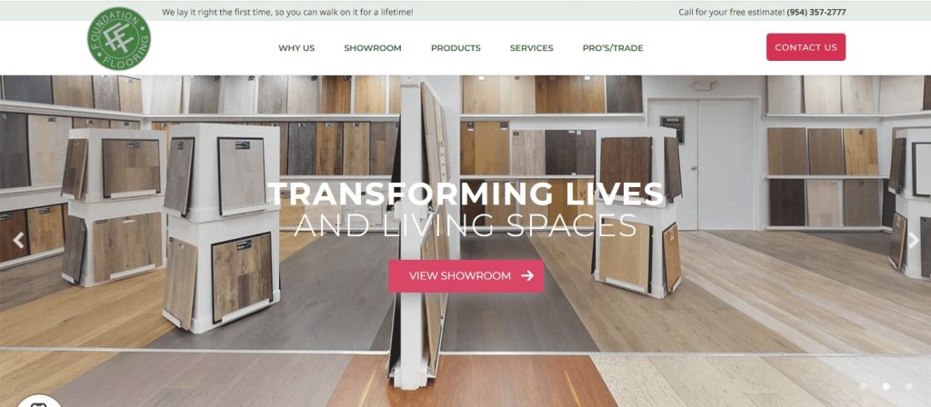 Foundationfloors website