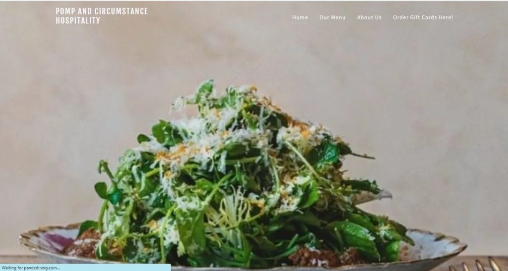 POMP AND CIRCUMSTANCE HOSPITALITY