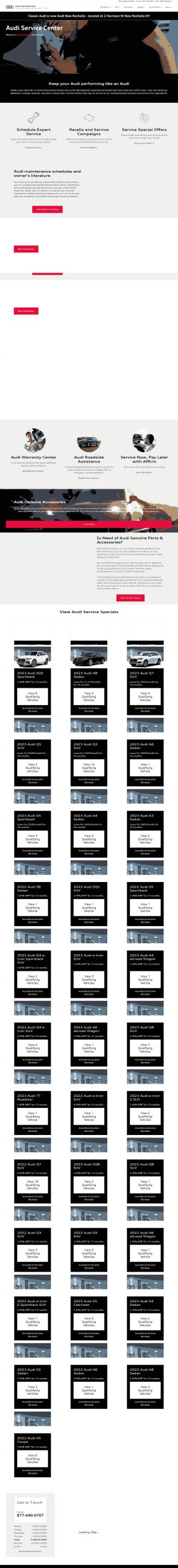 Audi New Rochelle website Search Engine Optimization