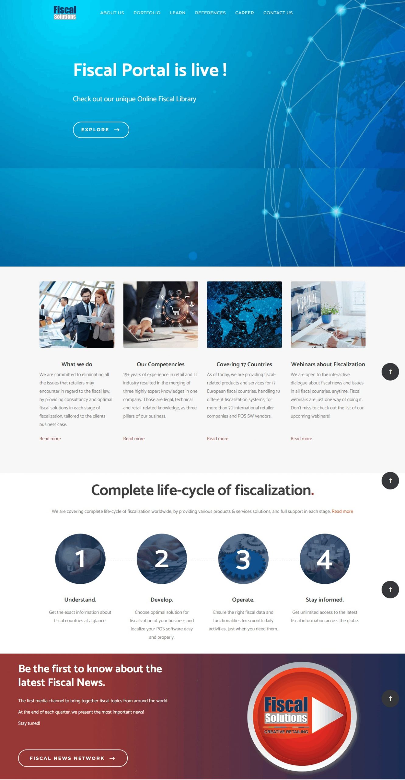 Fiscal Solutions Website Development​