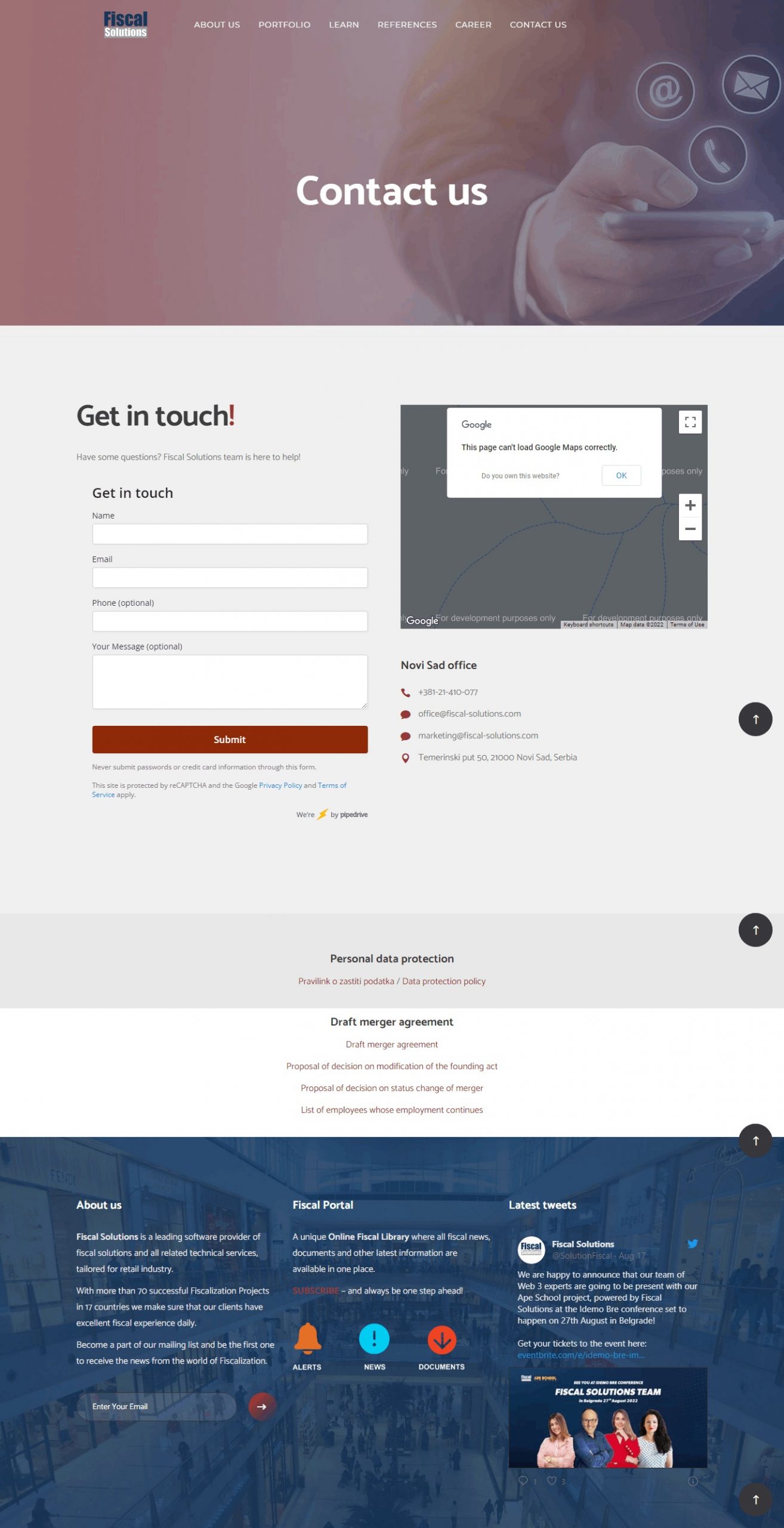 Fiscal Solutions Website Development​
