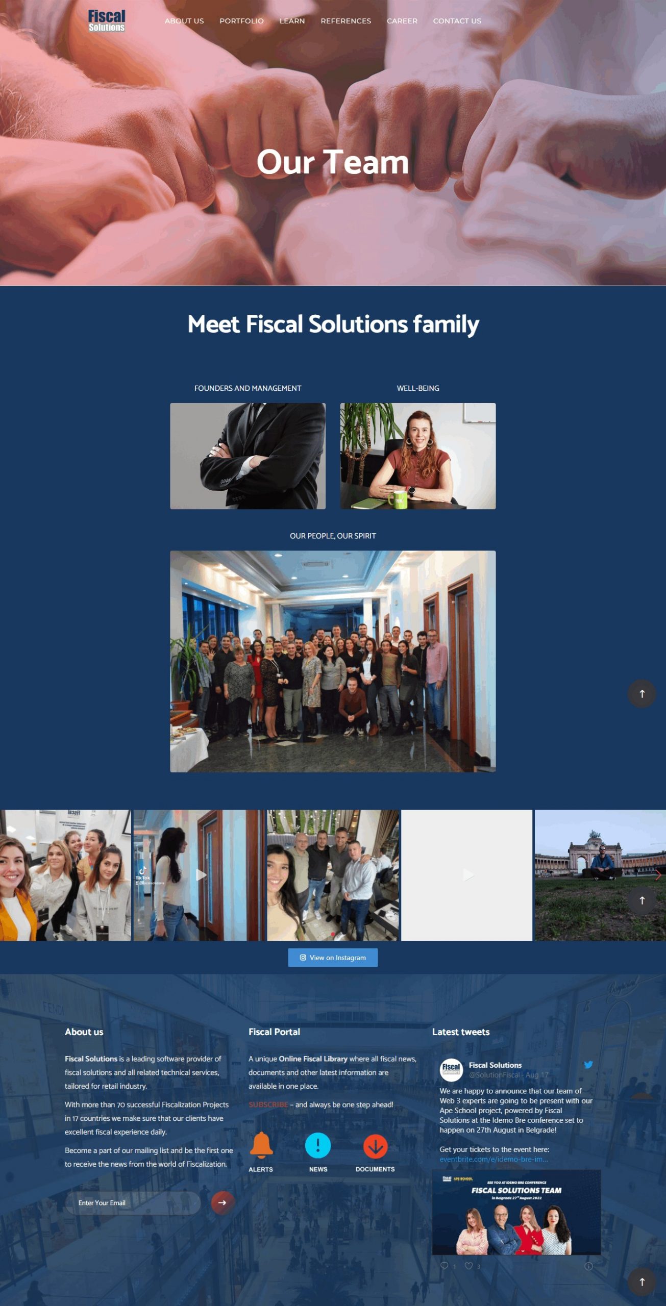 Fiscal Solutions Website Development​