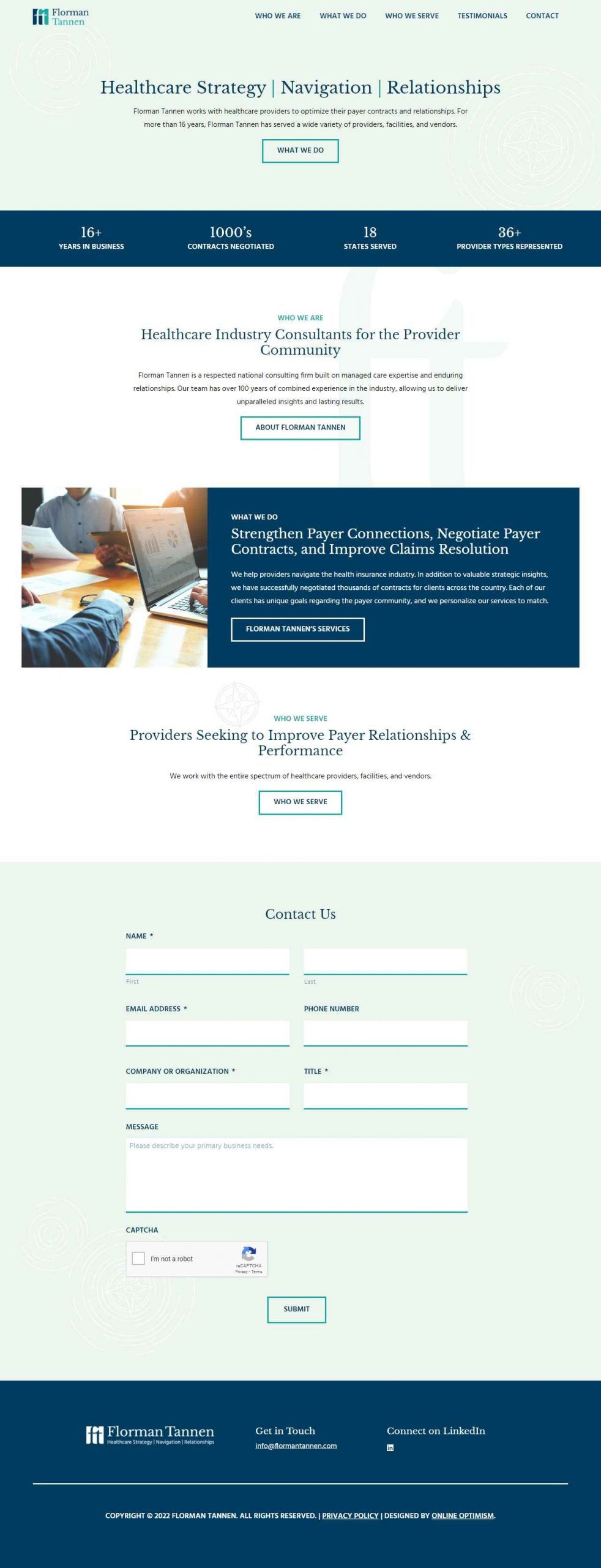 Florman Tennen Business Strategy