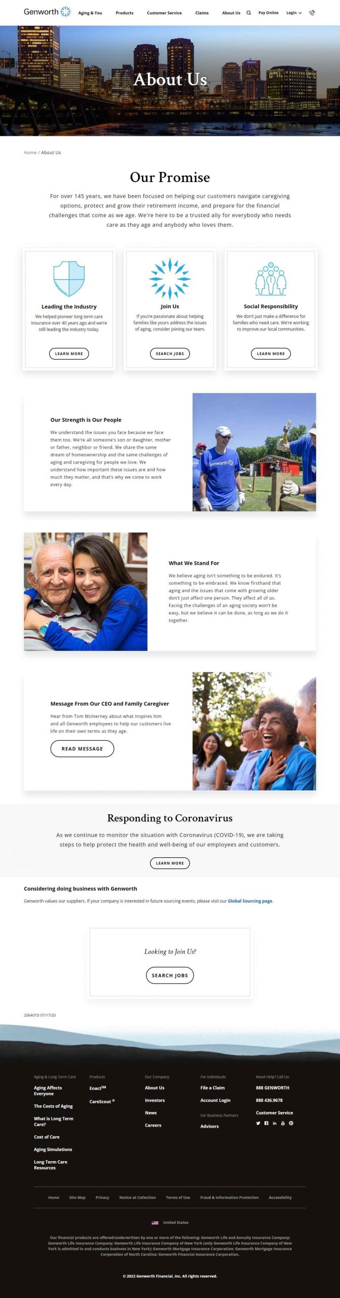 Genworth Business Stratagey​