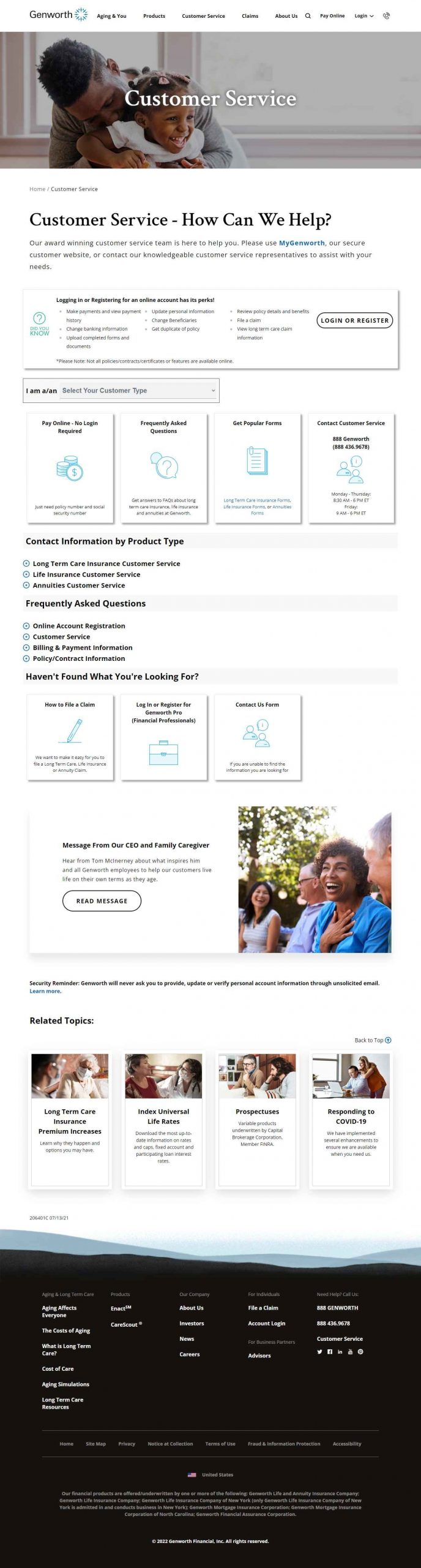 Genworth Business Stratagey​