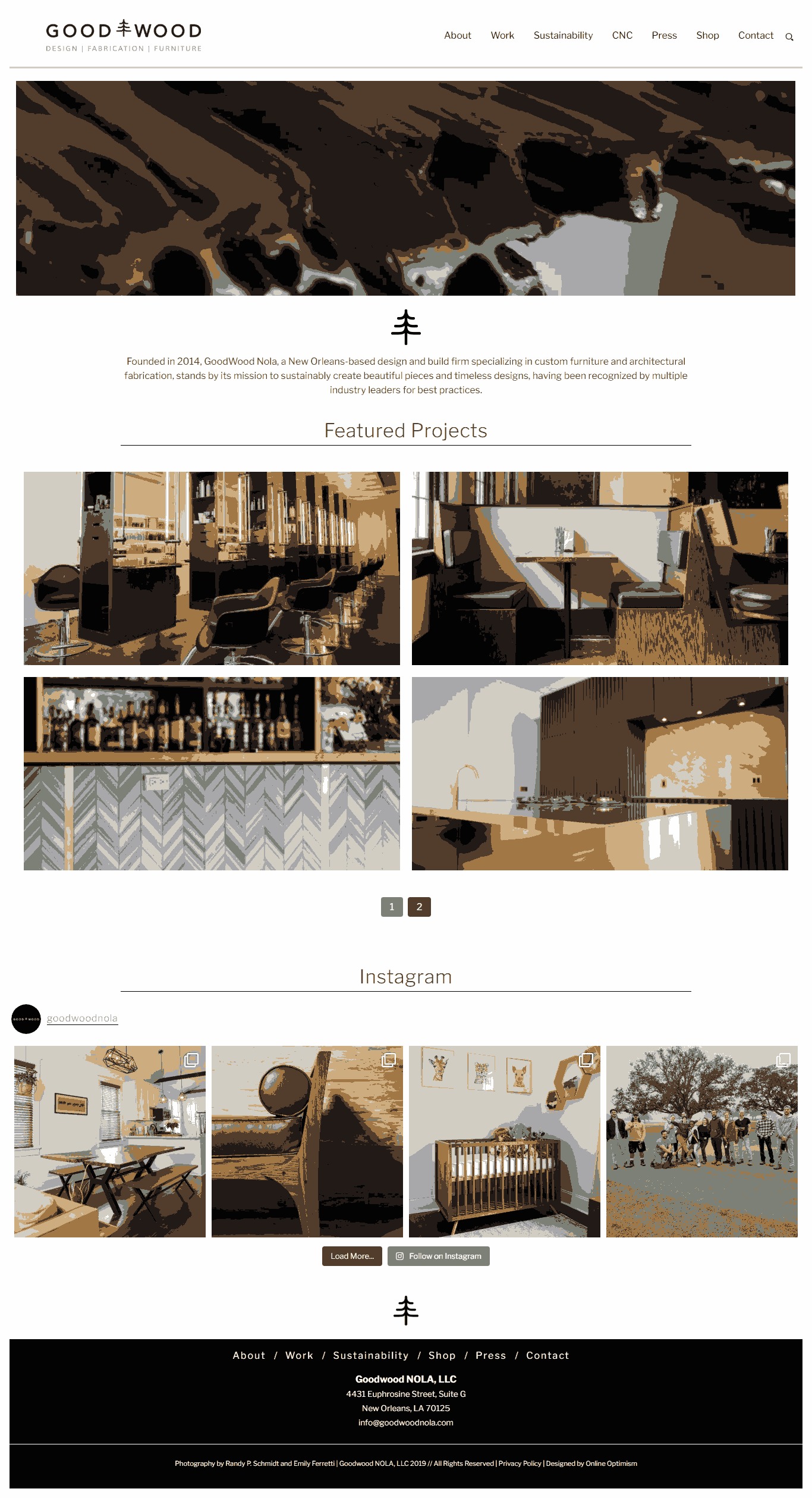 Good Wood Website Design