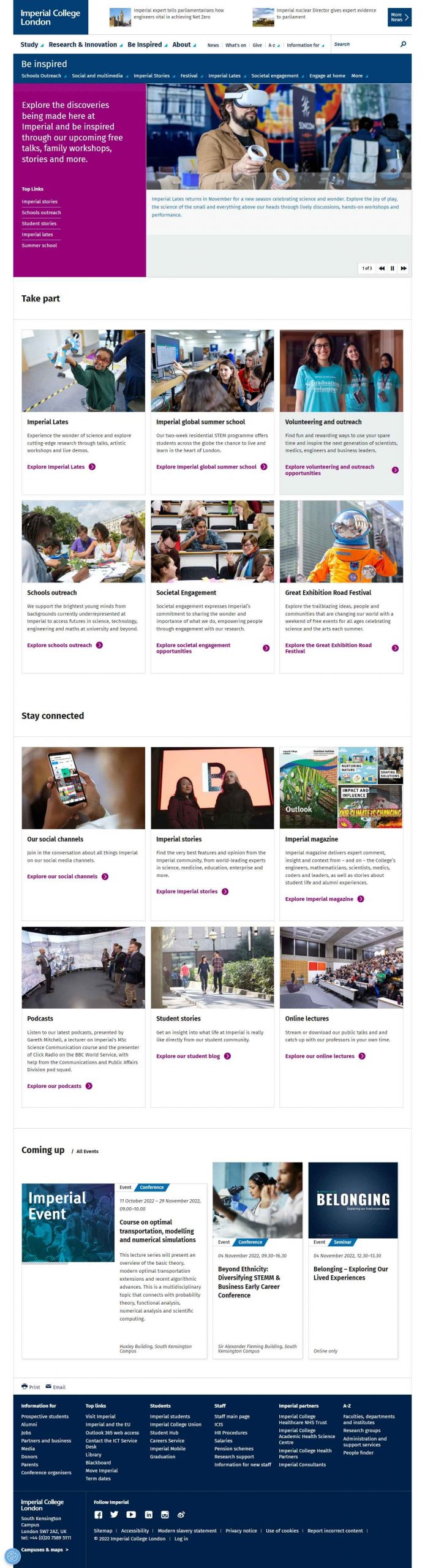 Imperial College London Marketing​