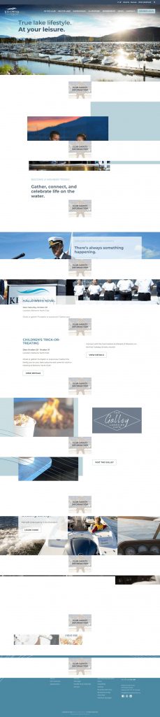 Kelowna Yacht Club Graphic Design​