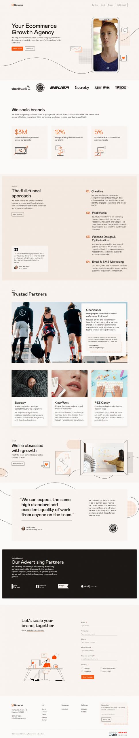 Lilo Social website Search Engine Optimization​