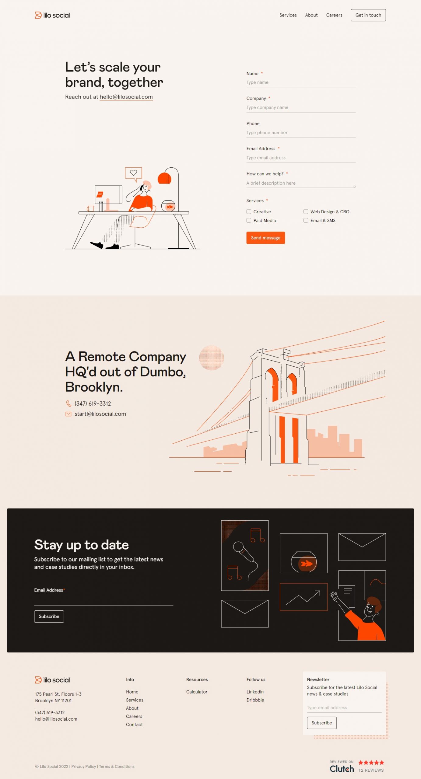 Lilo Social website Search Engine Optimization​