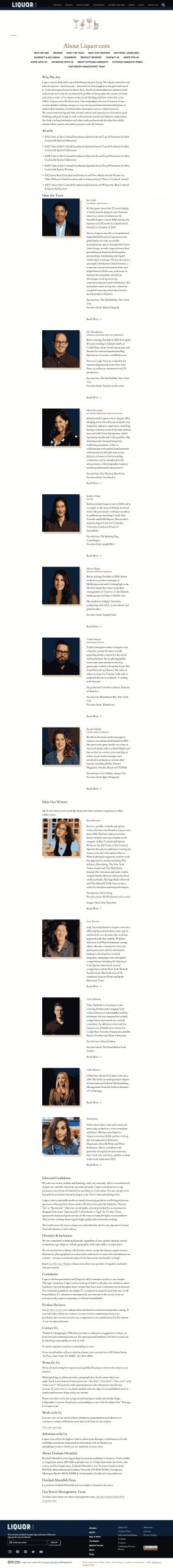 Liquor Website Design