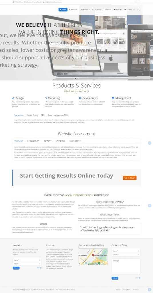 Local Website Design Graphic Design​