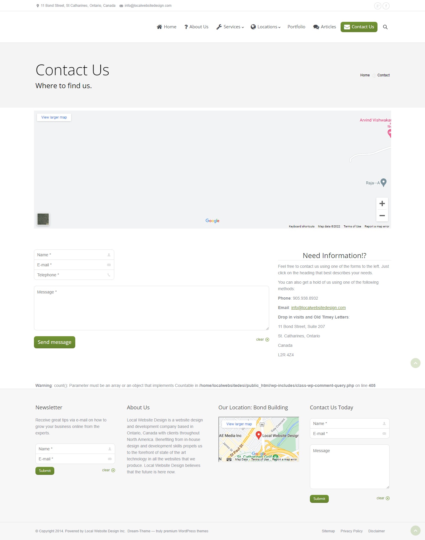 Local Website Design Graphic Design​