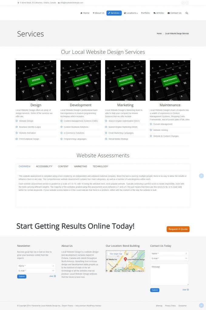 Local Website Design Graphic Design​