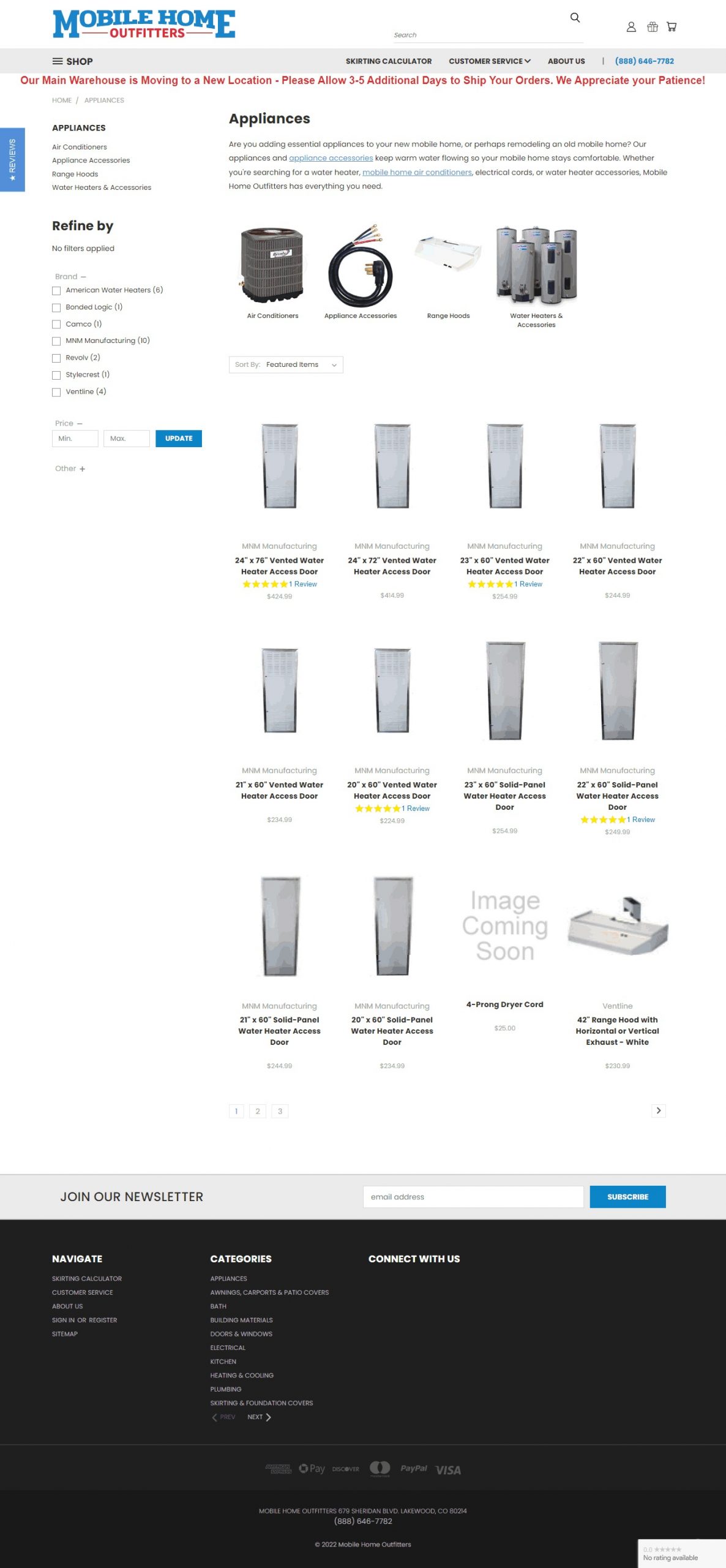 Mobile home outfitters Social Media Ads