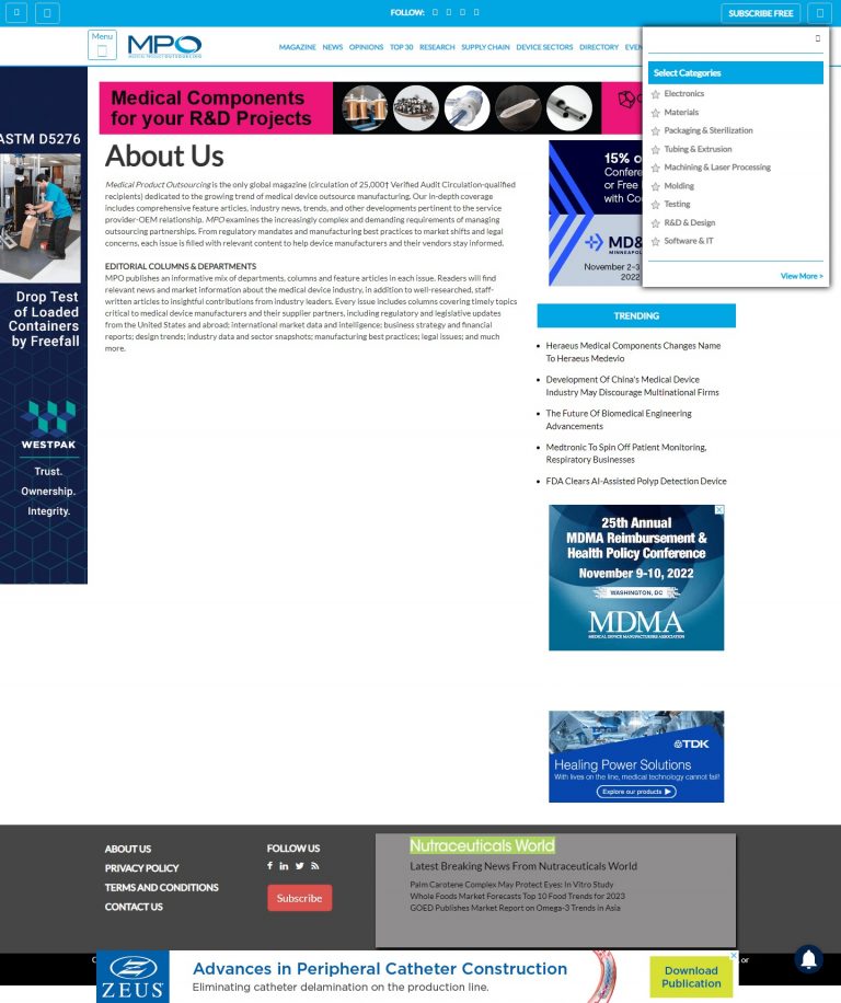 MPO Website Search Engine Optimization​