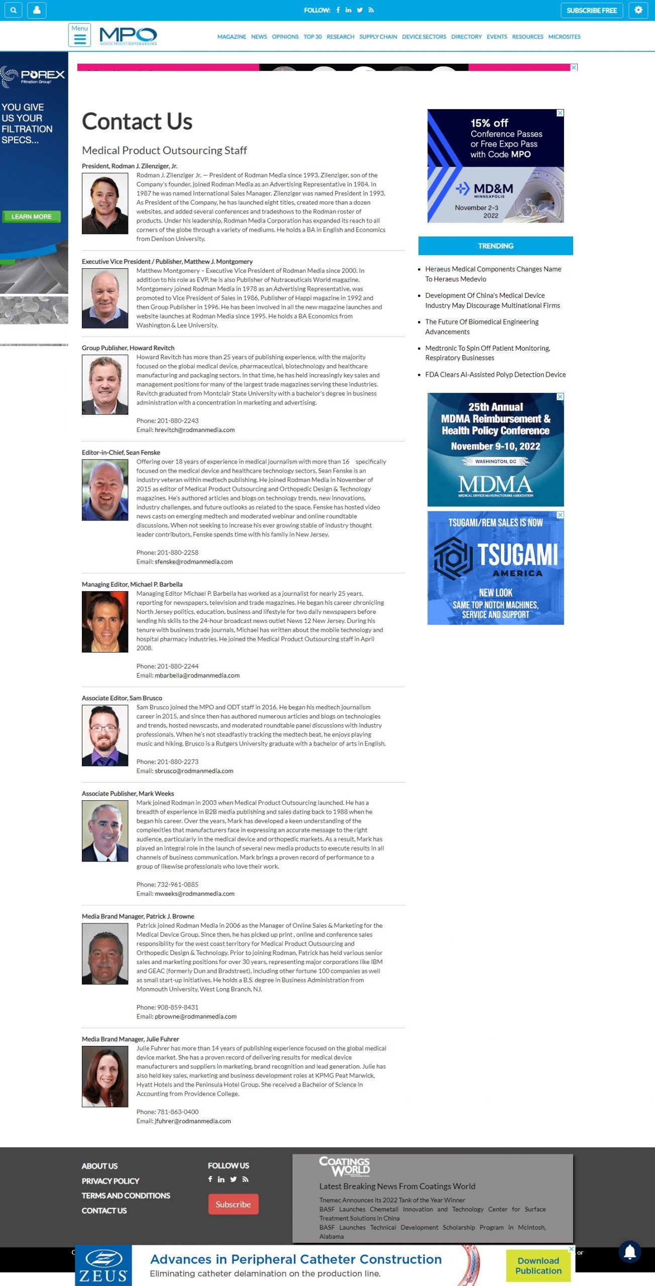 MPO Website Search Engine Optimization​