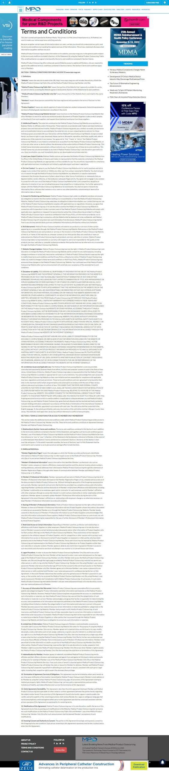 MPO Website Search Engine Optimization​