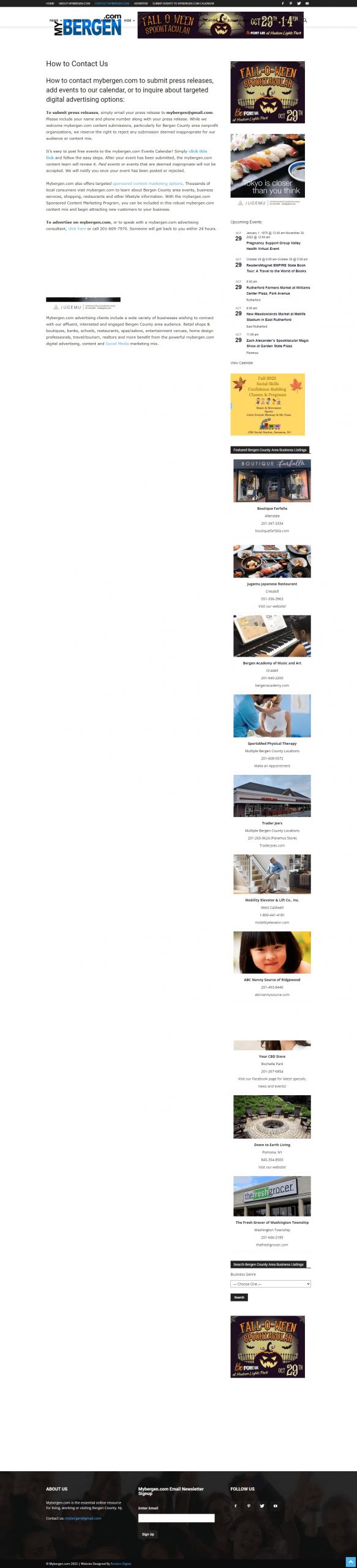 My Bergen website Search Engine Optimization​