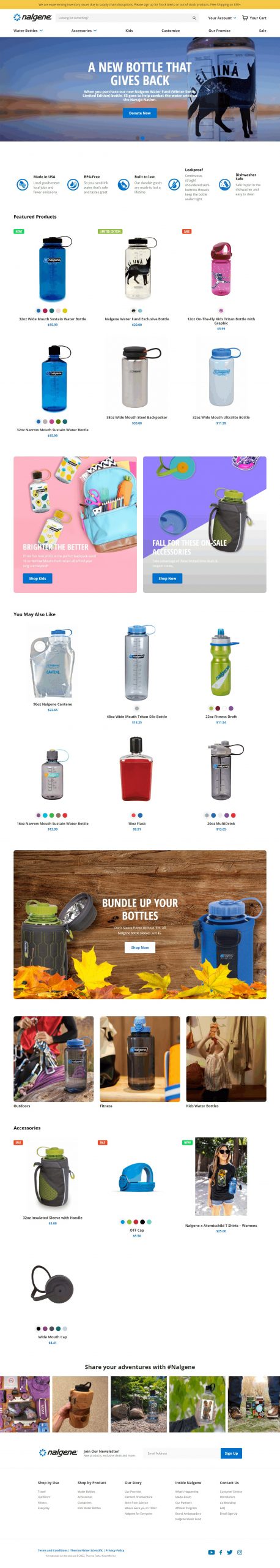 Nalgene Graphic Design​