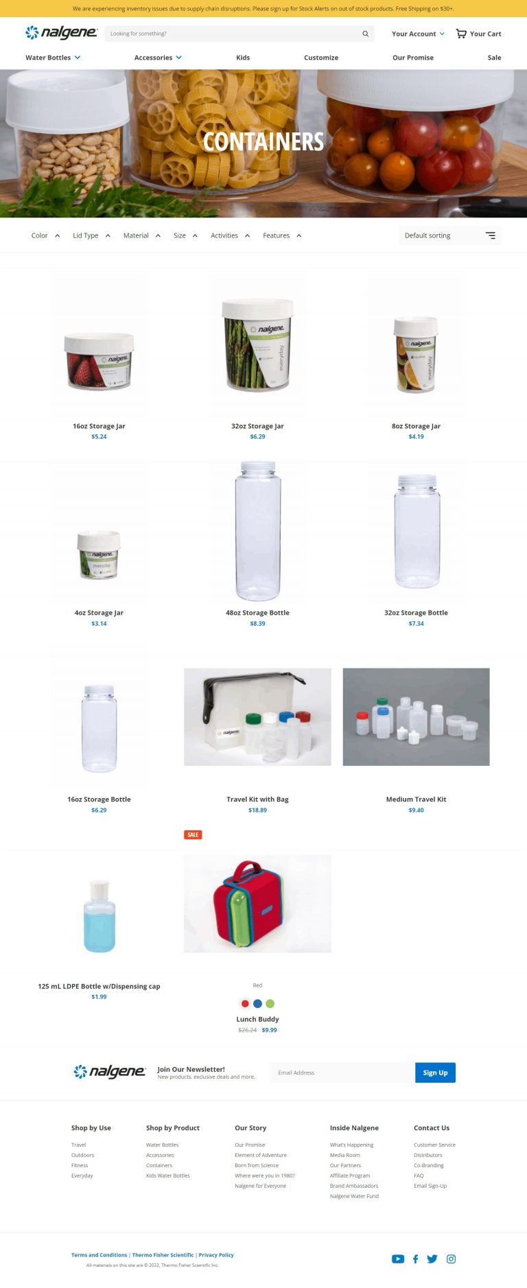 Nalgene Graphic Design​