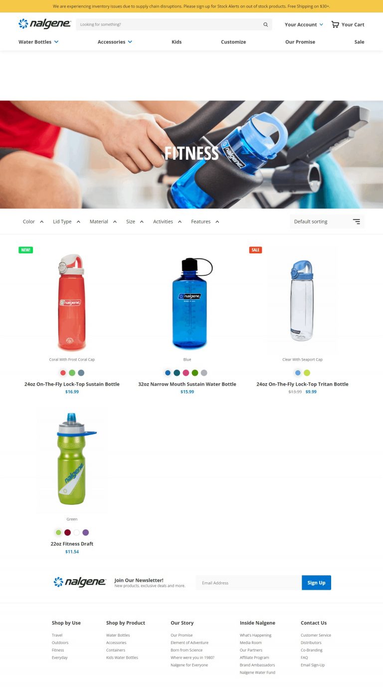 Nalgene Graphic Design​