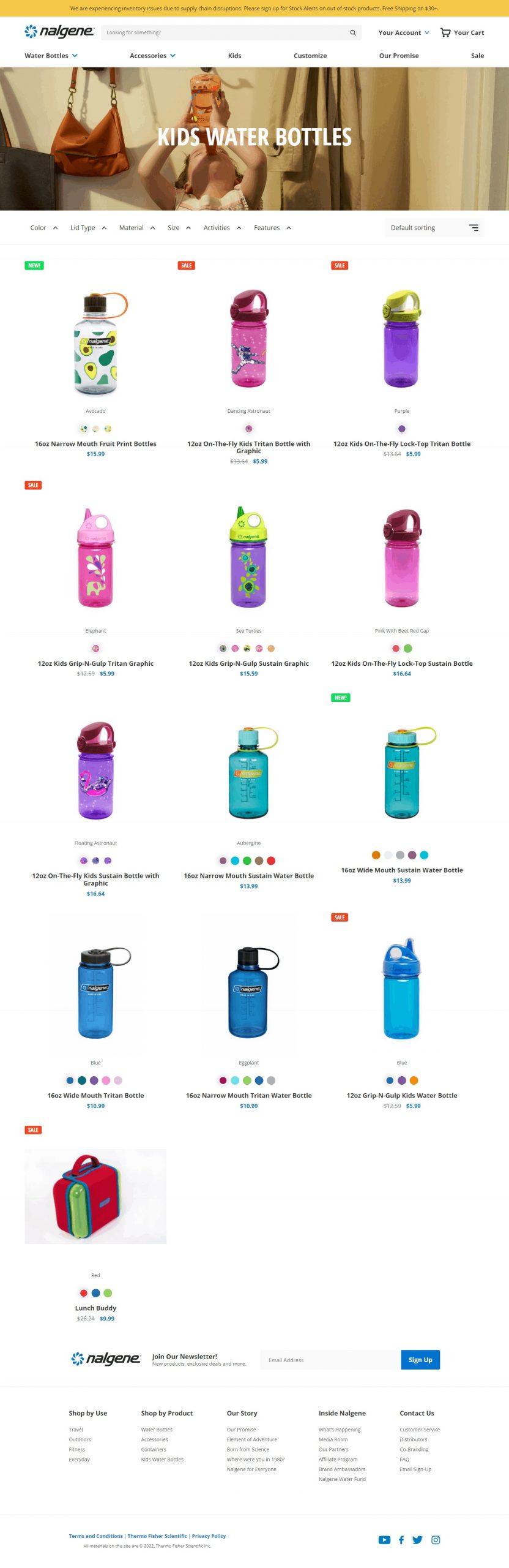 Nalgene Graphic Design​