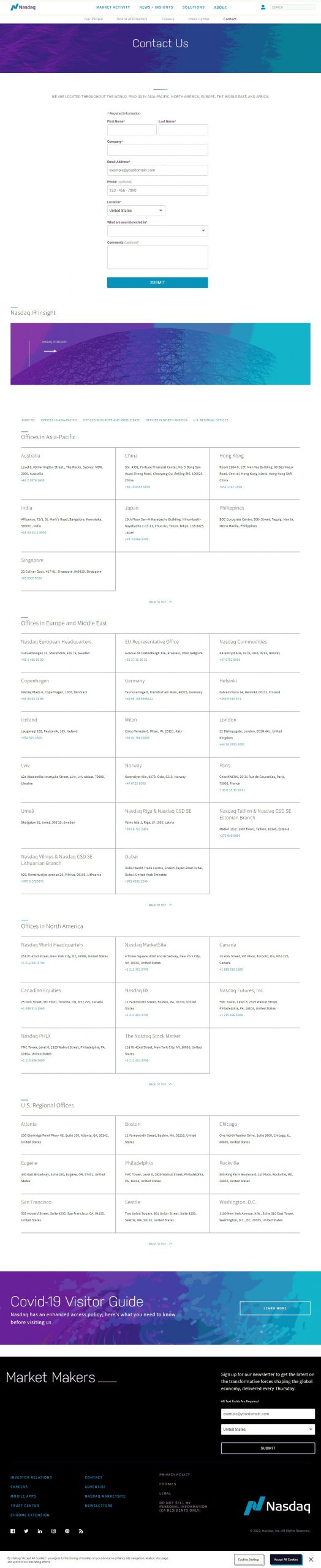Nasdaq Social Media Ads