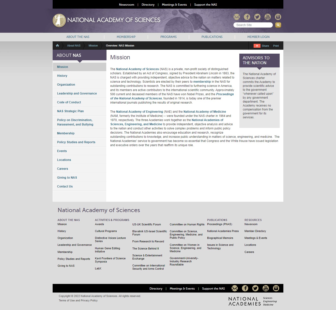 nasonline Social Media Ads