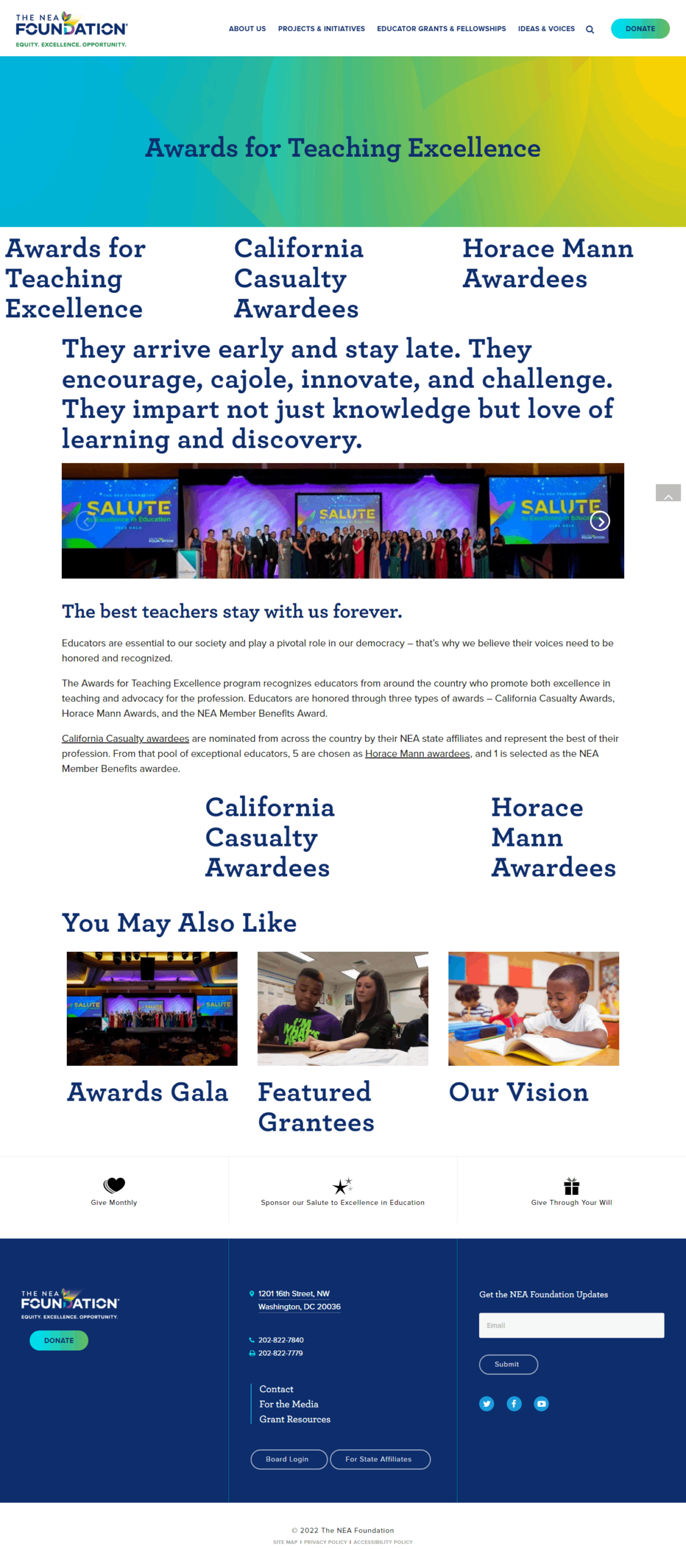 NEA Foundation Social Media Ads