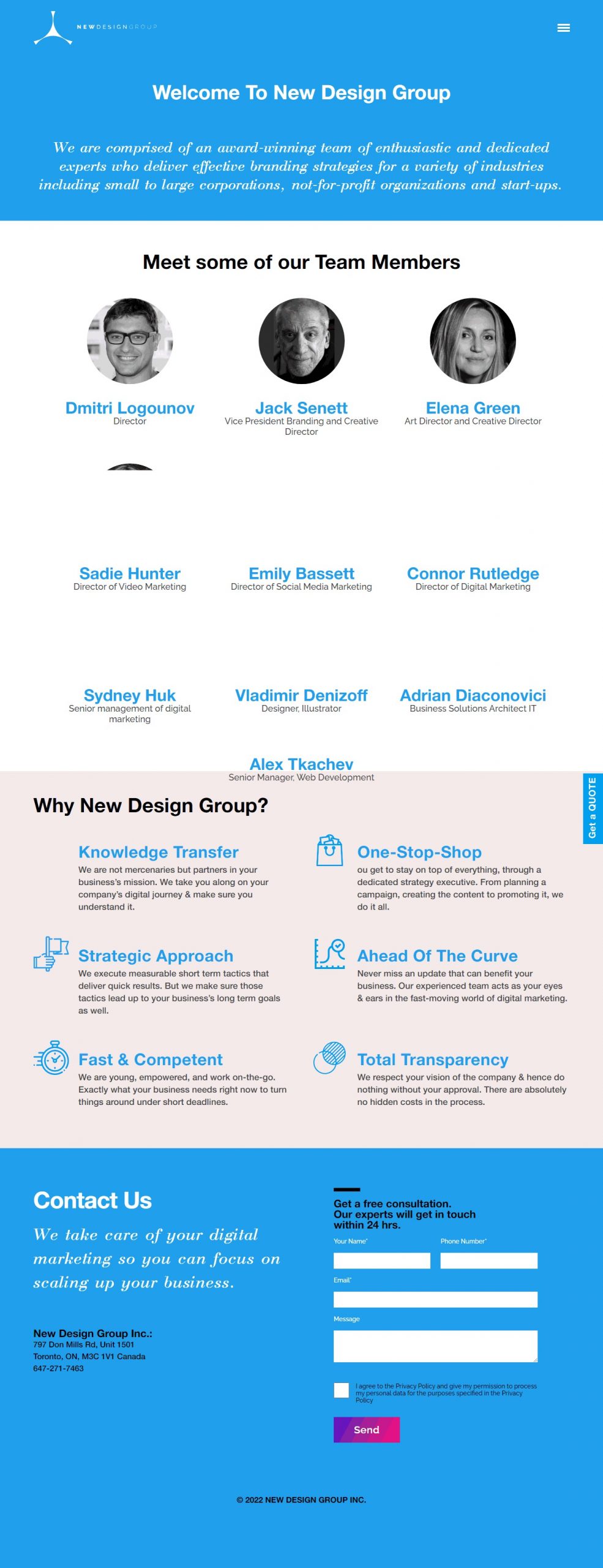 New design group Social Media ads​