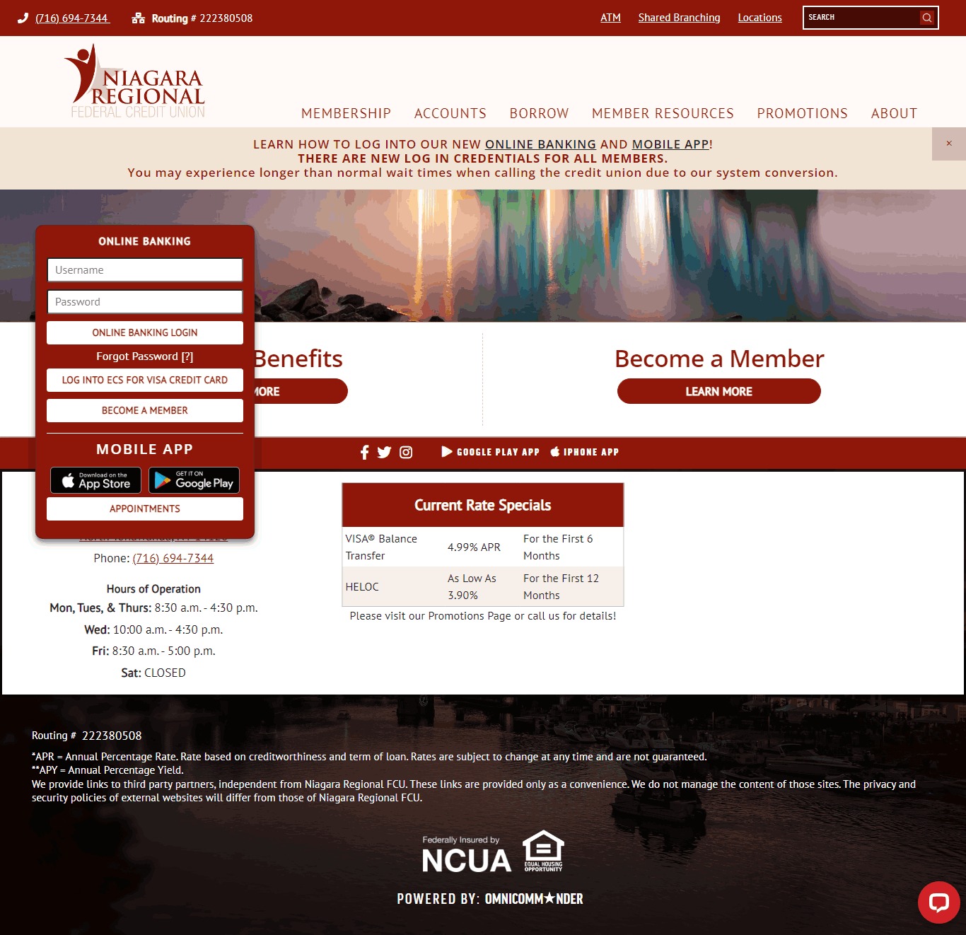 Niagara regional fcu Social Media Ads