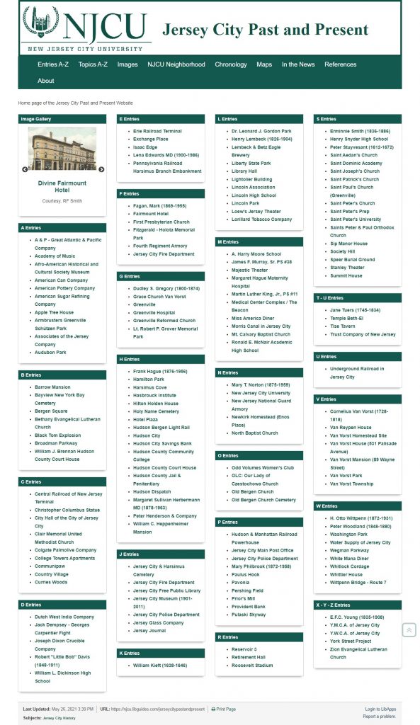 NJCU Website Design​