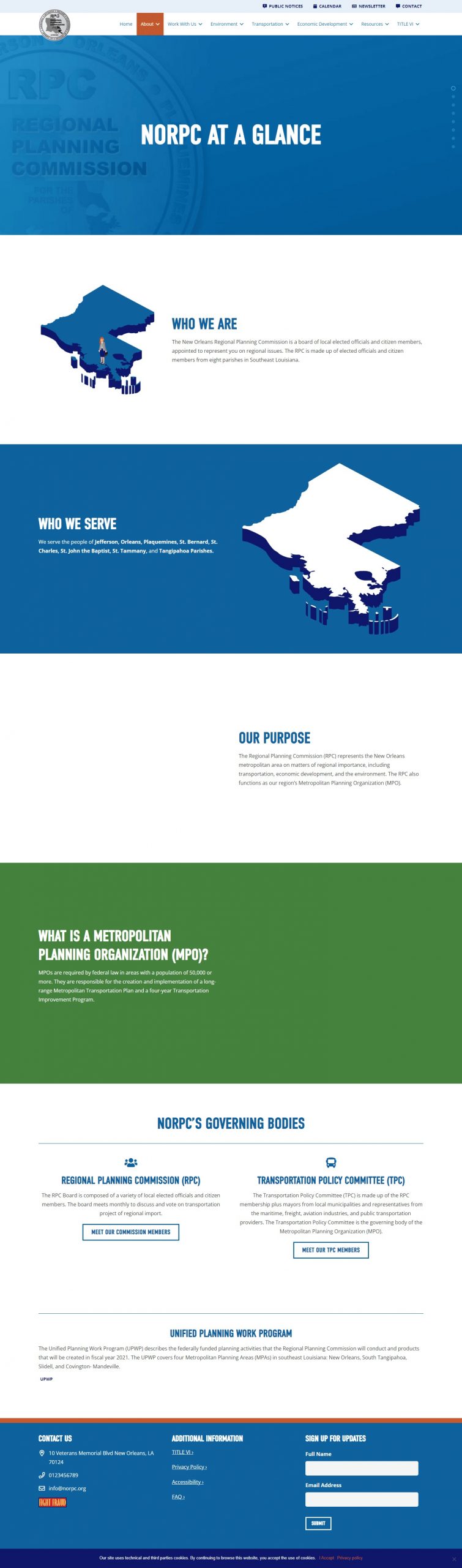 RPC Website Development​