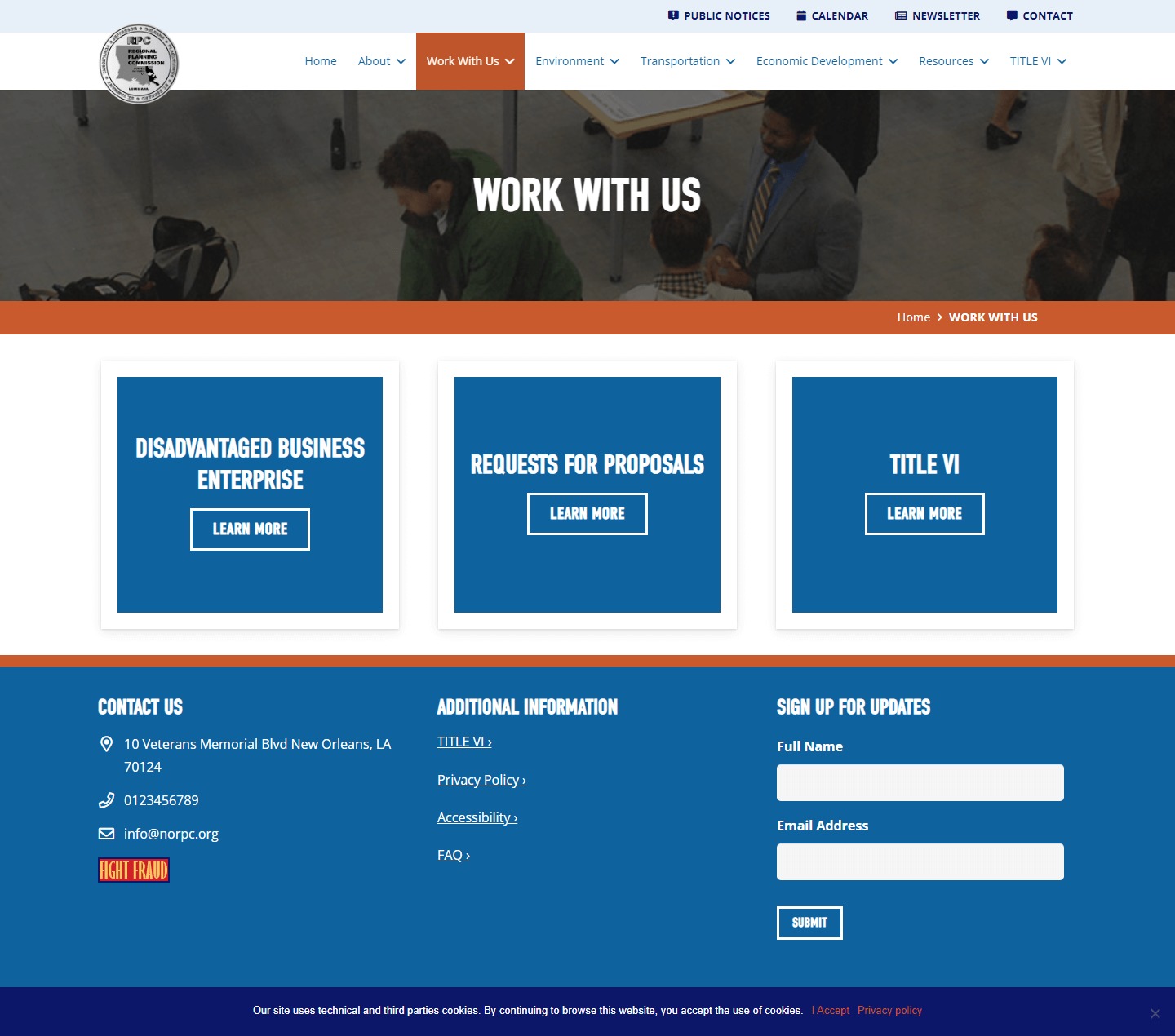 RPC Website Development​