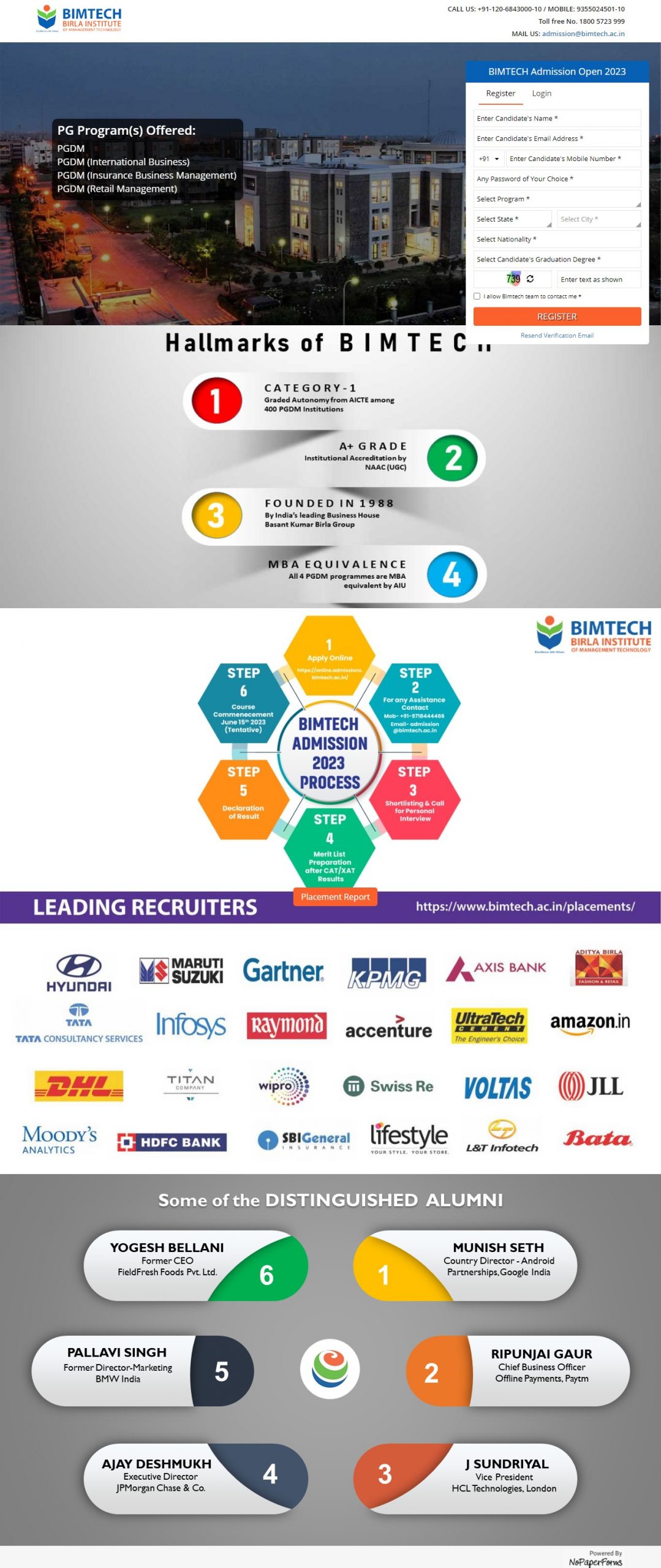 Bimtech Website Design​