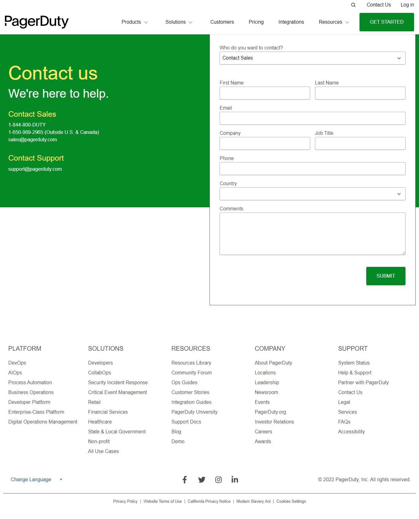 pager duty Social Media Ads