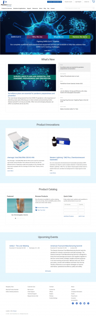 Perkin Elmer Digital Marketing​