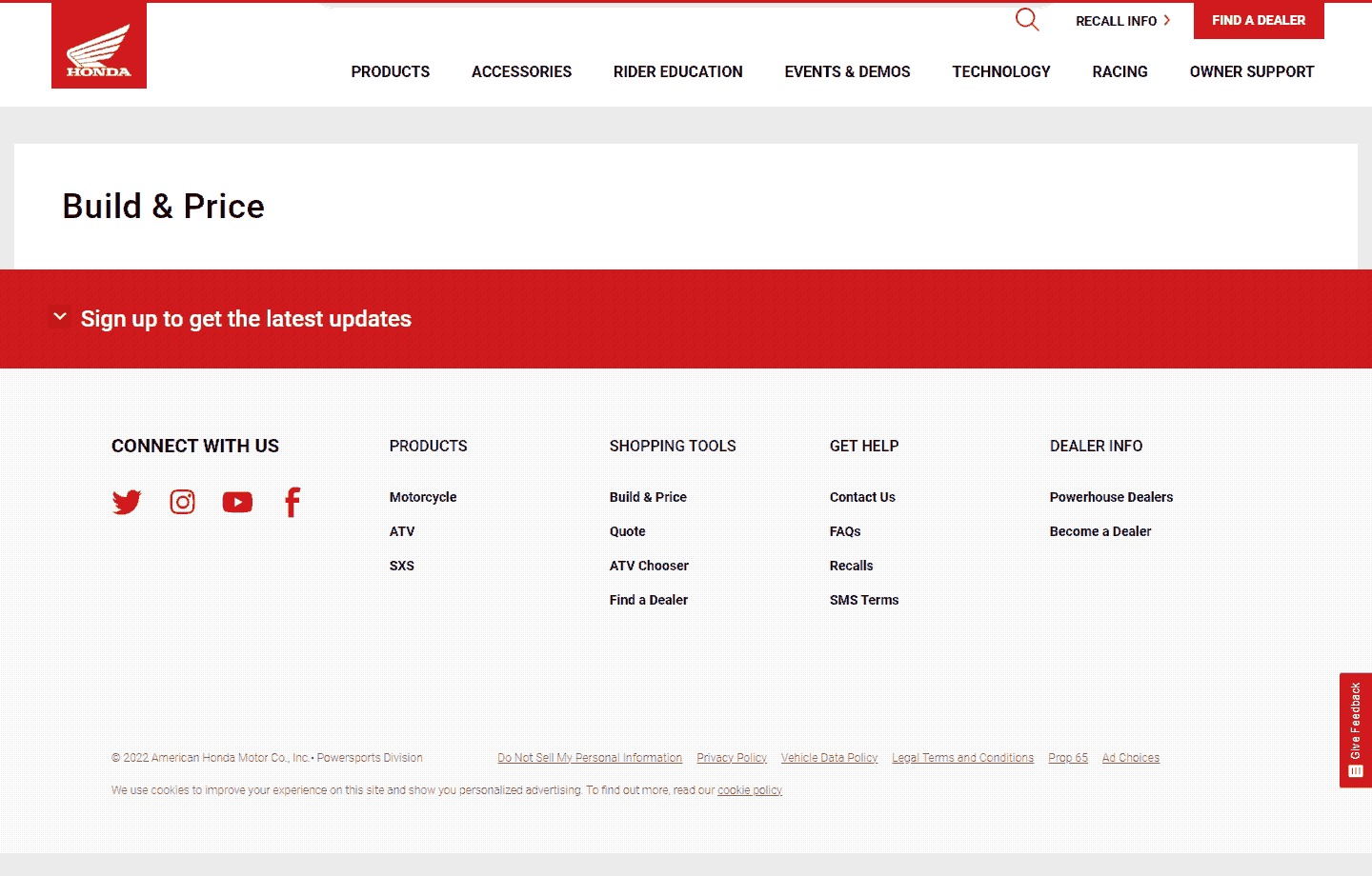 power sports Social Media Ads