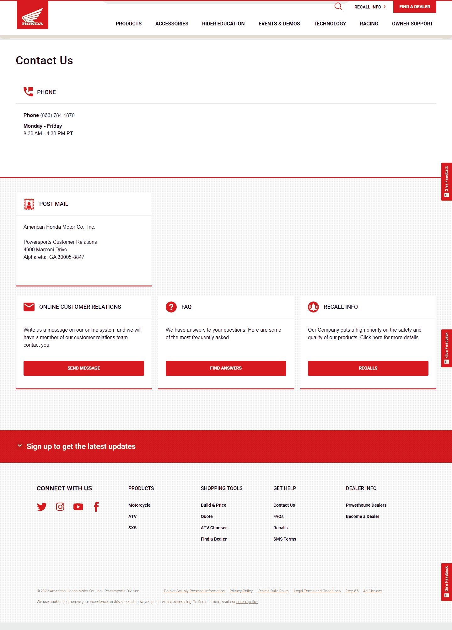 power sports Social Media Ads