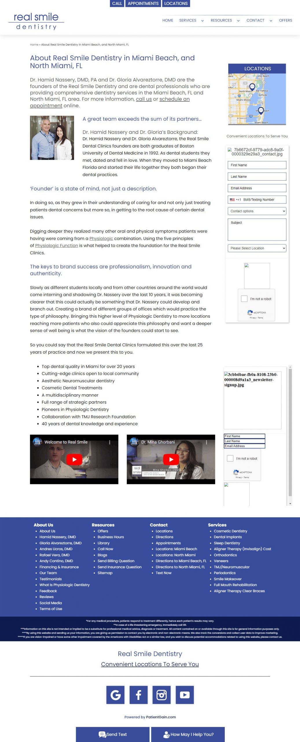 Real Smile Dentistry Website Design​