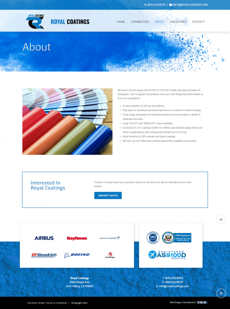 Royal Coating Digital Marketing​