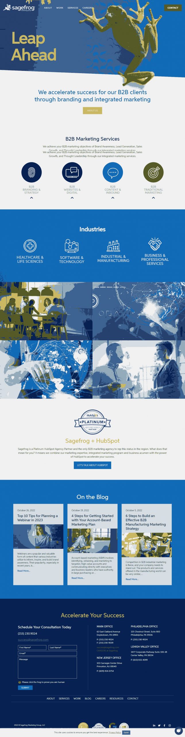 sagefrog Social Media Ads​