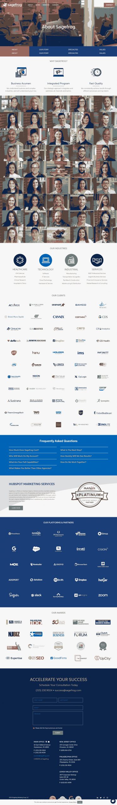 sagefrog Social Media Ads​